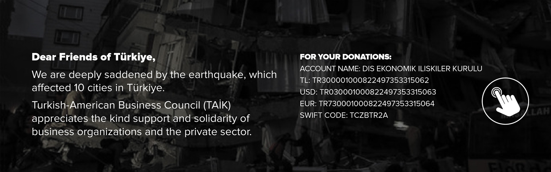  Donations for Earthquake in Türkiye